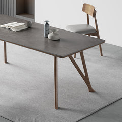 Stunning Grey Ash Wood Ceramic Table - Perfect for Modern Homes hagst-1669