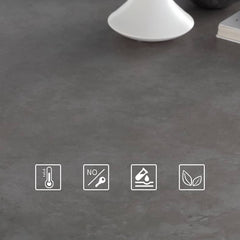 Sleek Gray Sintered Stone Coffee Table with Ash Wood Multi-Layer Board hagst-318