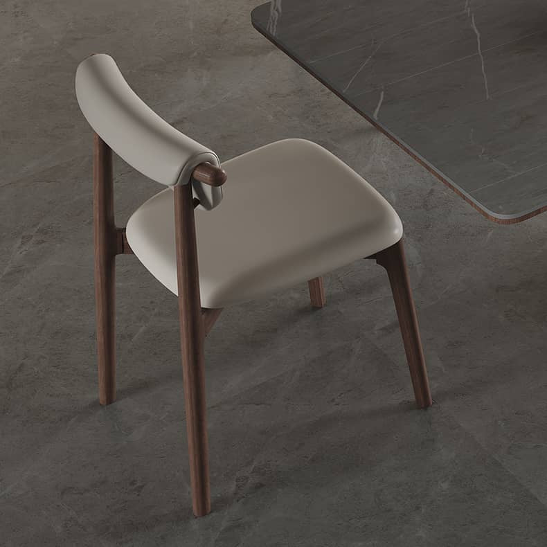 Scratch-Resistant Light Gray Rabric Chair with Oak Frame hagst-330