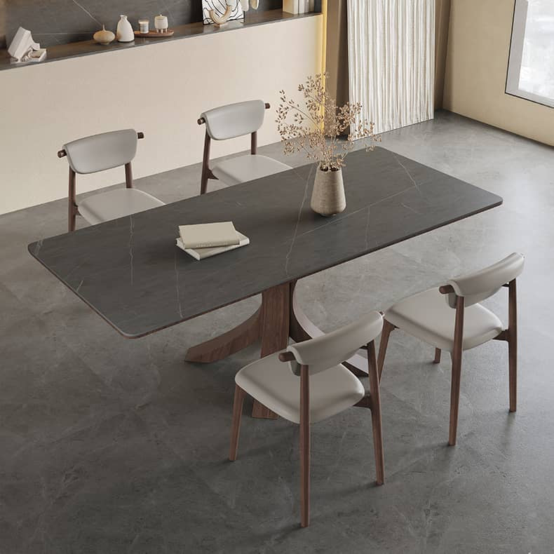 Scratch-Resistant Light Gray Rabric Chair with Oak Frame hagst-330