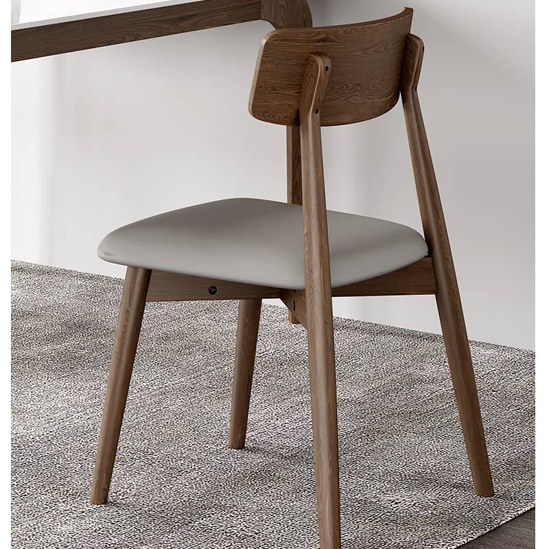 Light Gray Oak Chair with Scratch-Resistant Upholstery hagst-332