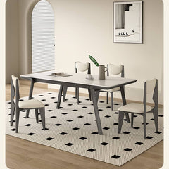 White Oak Chair with Faux Lambswool Upholstery - Cozy and Stylish Seating hagst-334