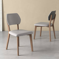 Stylish Light Gray Oak Chair with Scratch-Resistant Upholstery hagst-337