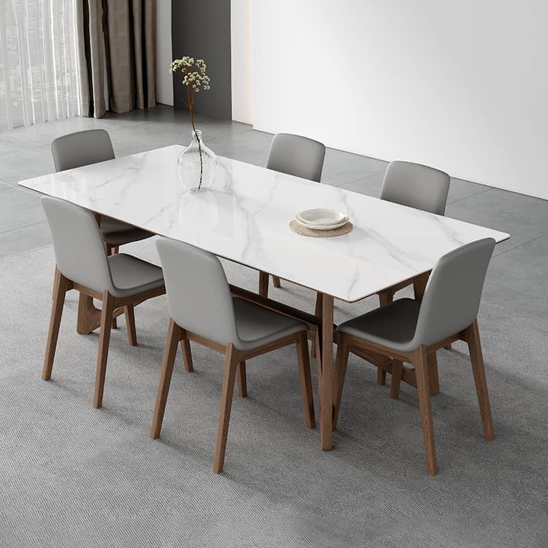 Modern Light Gray Ash Wood Chair with Durable Scratch-Resistant Fabric hagst-340