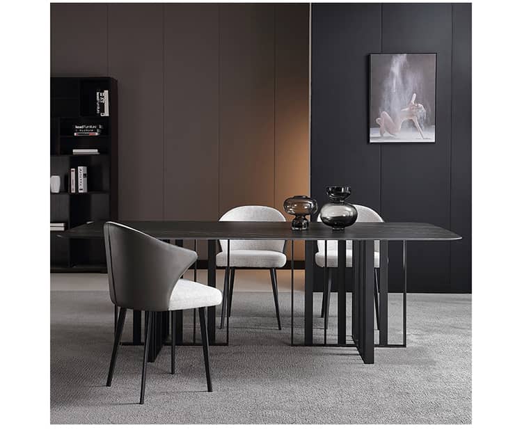 Stylish Light Gray Chair with Durable Cotton-Ramie Scratch-Resistant Fabric hagst-341