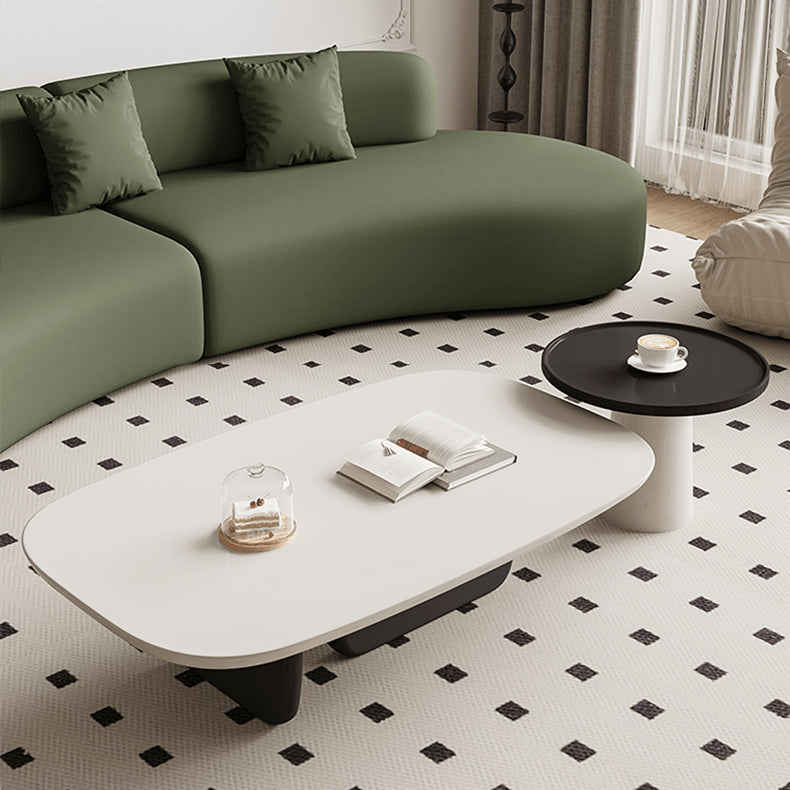Stylish Multicolor Tea Table - White, Black, Beige, Brown Options Available hjl-1219