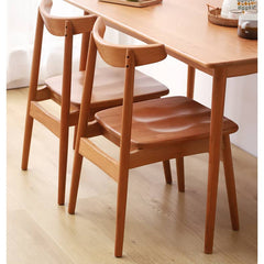 Natural Cherry Wood Chair - Elegant and Durable Seating for Your Home hldmz-714