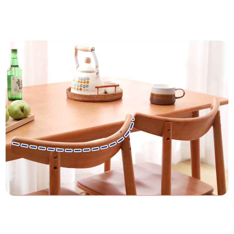Natural Cherry Wood Chair - Elegant and Durable Seating for Your Home hldmz-714