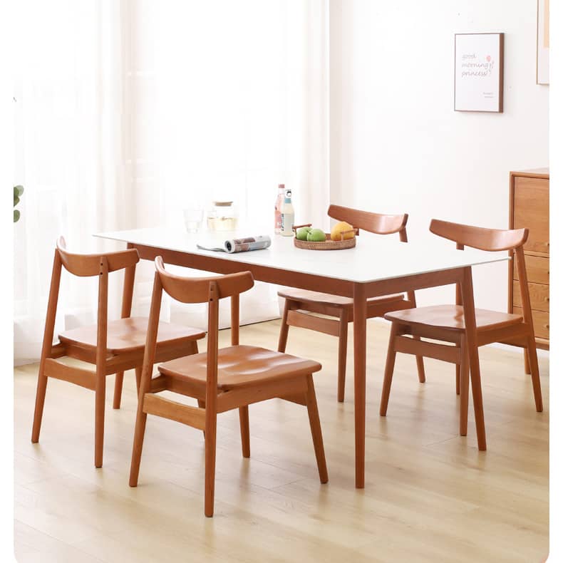 Natural Cherry Wood Chair - Elegant and Durable Seating for Your Home hldmz-714