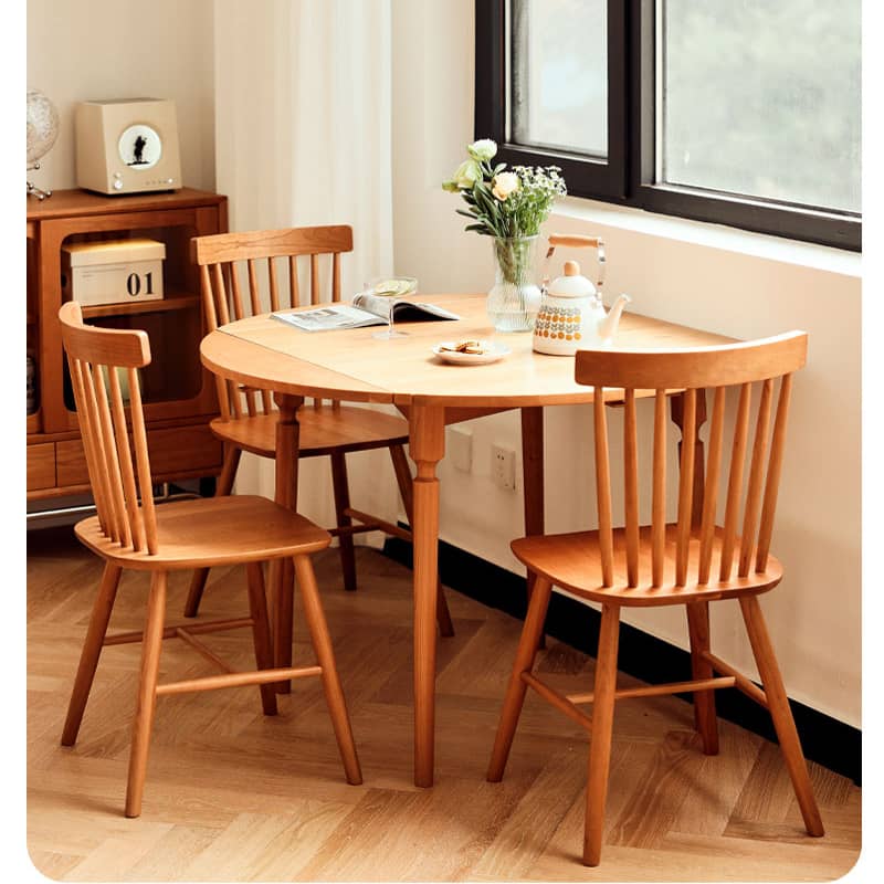 Elegant Cherry Wood Chair in Natural Finish – Timeless Design for Any Space hldmz-715