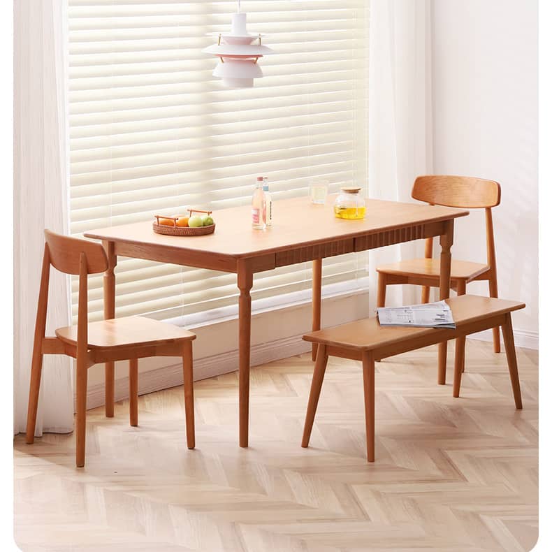 Elegant Natural Wood Chair in Oak and Cherry Finishes – Perfect for Any Room Decor hldmz-716