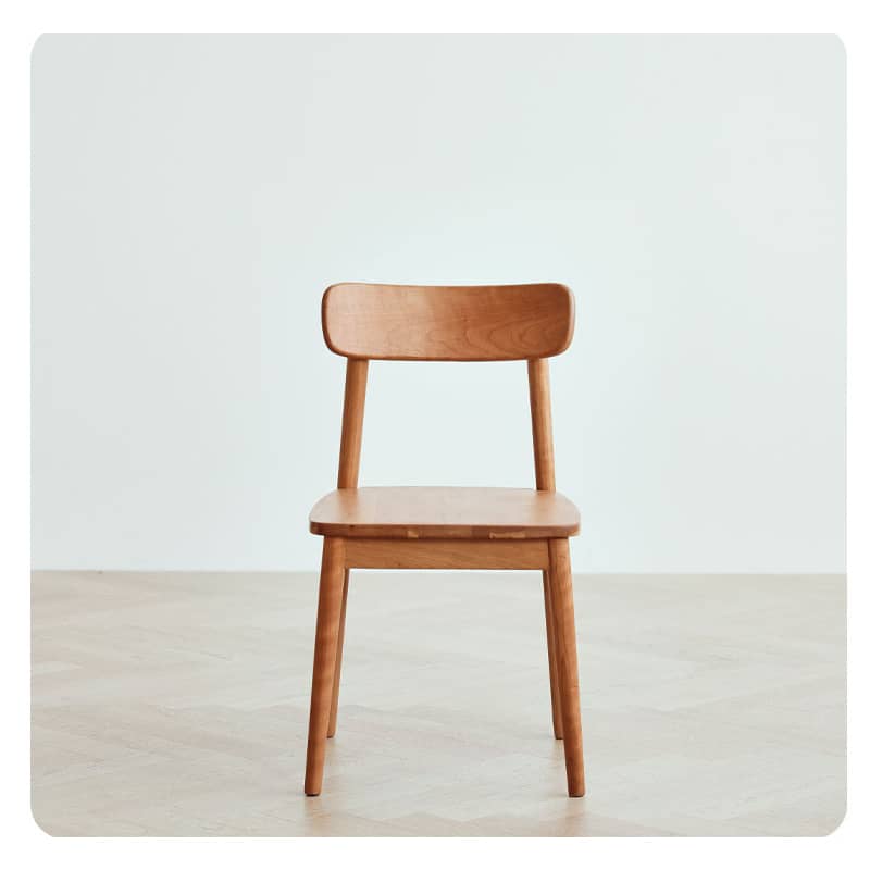 Elegant Natural Cherry Wood Chair for Timeless Home Décor hldmz-718
