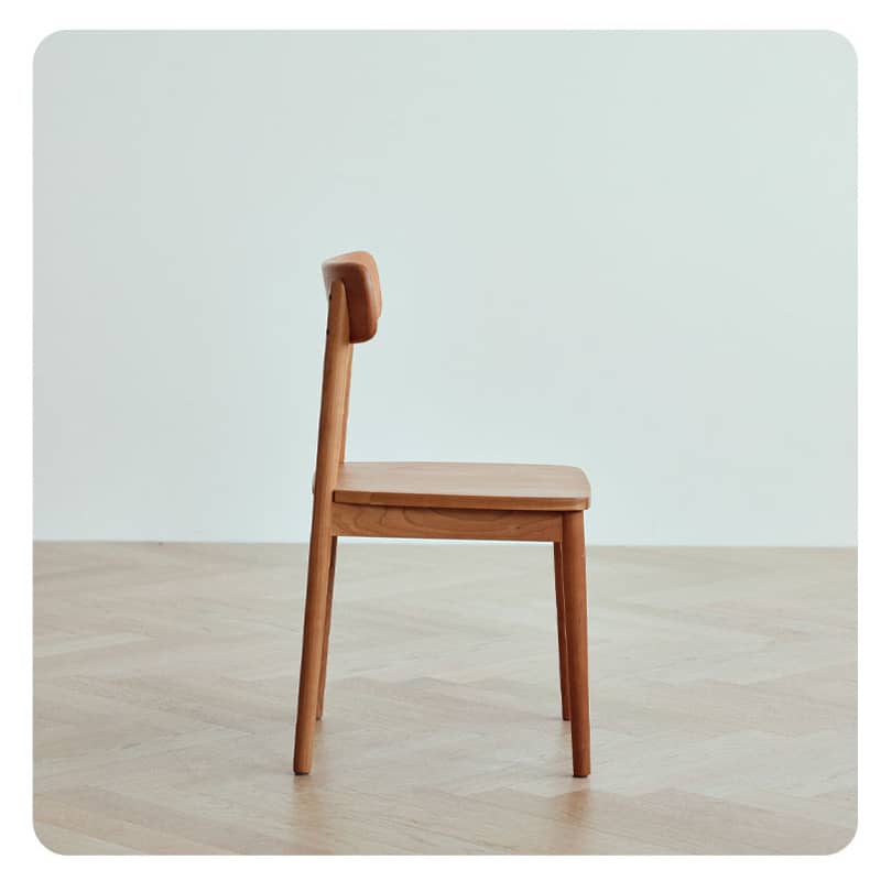 Elegant Natural Cherry Wood Chair for Timeless Home Décor hldmz-718