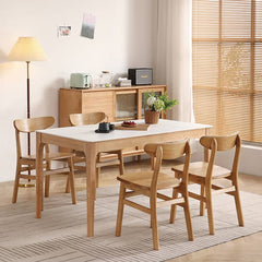 Stunning Oak Wood Chair in Natural Finish – Enhance Your Home Décor hmzj-806