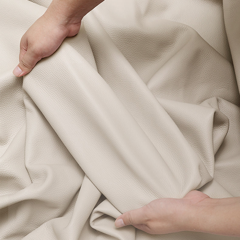 Luxurious Beige Bed - Genuine Leather Elegance or High-Quality Faux Leather Option hmzsh-1546