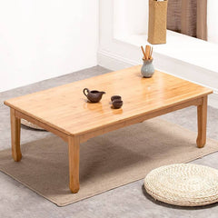 Stunning Bamboo Tea Table in Natural Wood Finish - Perfect for Any Home Decor hsl-126