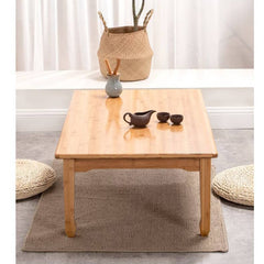 Stunning Bamboo Tea Table in Natural Wood Finish - Perfect for Any Home Decor hsl-126