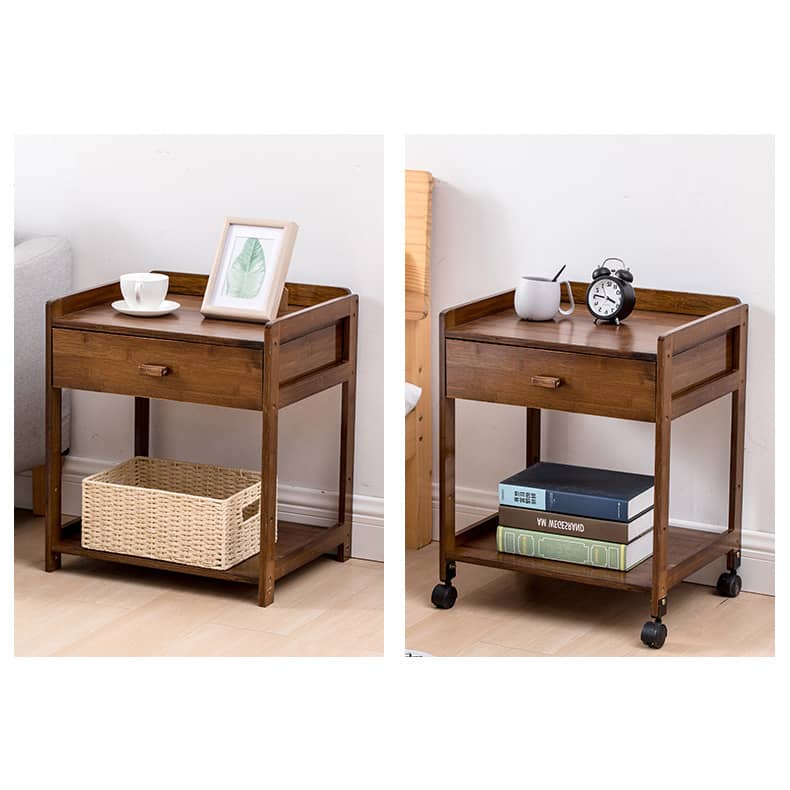 Eco-Friendly Bamboo Storage Rack for a Stylish Natural Wood Look hsl-299