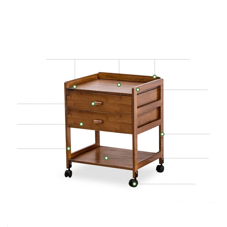 Eco-Friendly Bamboo Storage Rack for a Stylish Natural Wood Look hsl-299