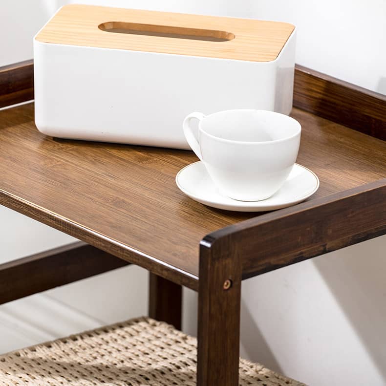Eco-Friendly Bamboo Storage Rack for a Stylish Natural Wood Look hsl-299