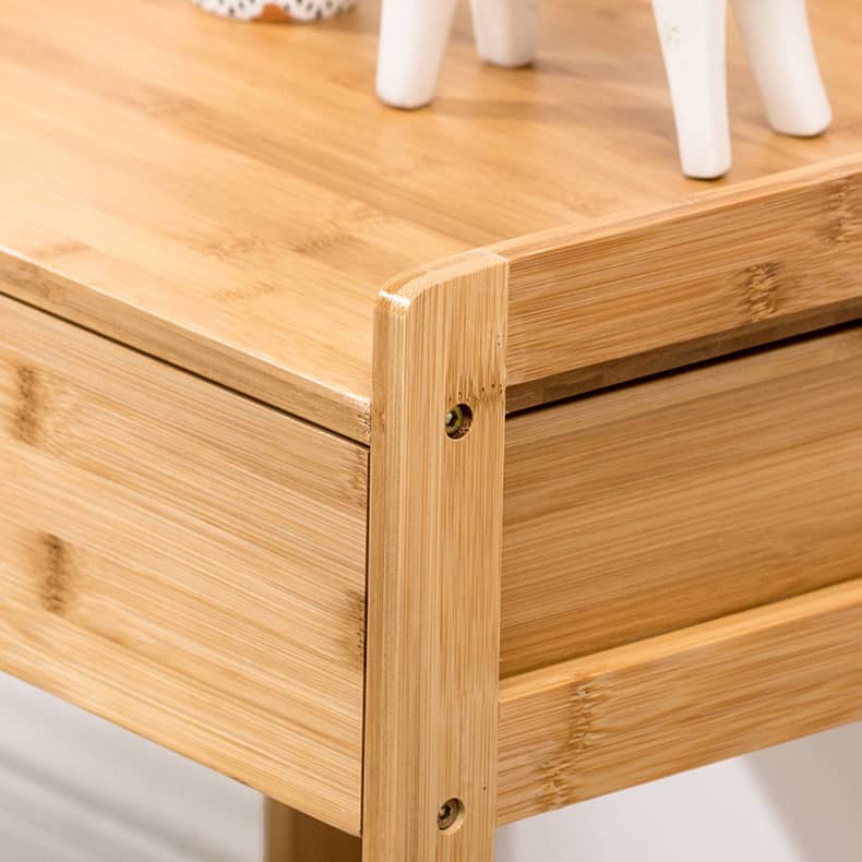 Eco-Friendly Bamboo Storage Rack for a Stylish Natural Wood Look hsl-299