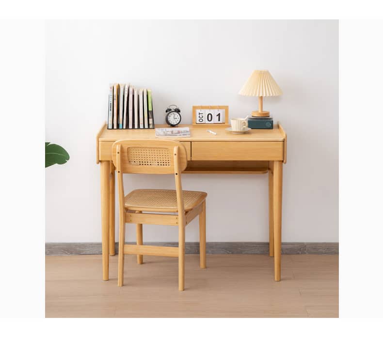 Elegant Natural Bamboo Wood Dining Table - Premium Quality for Modern Homes hsl-71
