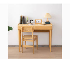 Elegant Natural Bamboo Wood Dining Table - Premium Quality for Modern Homes hsl-71