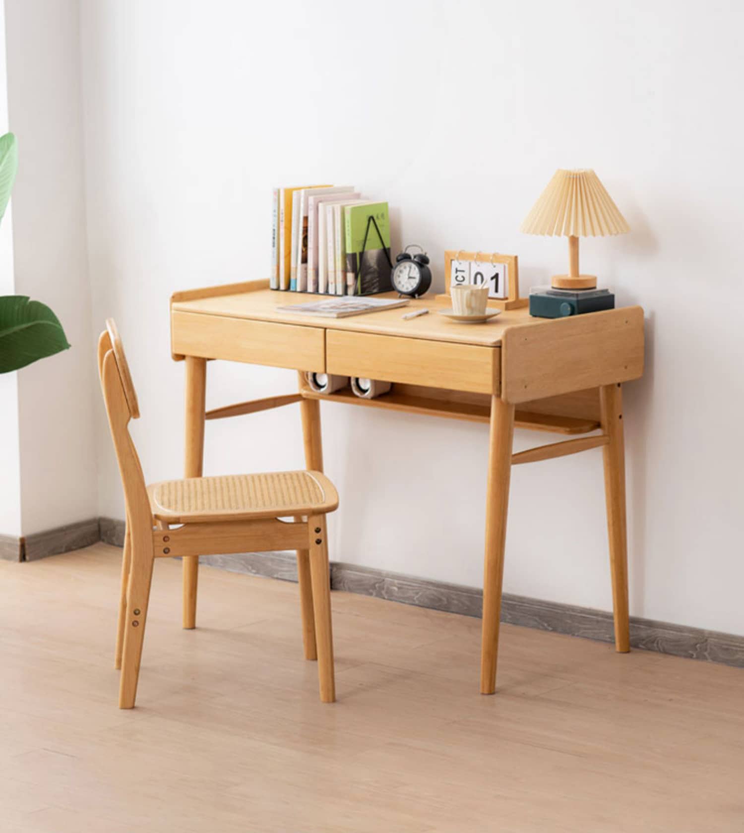 Elegant Natural Bamboo Wood Dining Table - Premium Quality for Modern Homes hsl-71