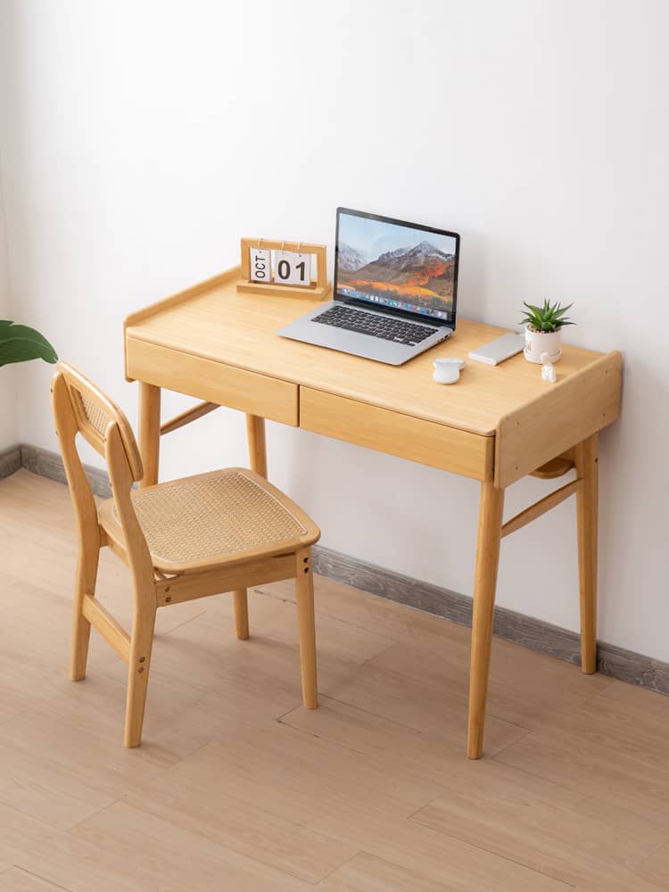 Elegant Natural Bamboo Wood Dining Table - Premium Quality for Modern Homes hsl-71