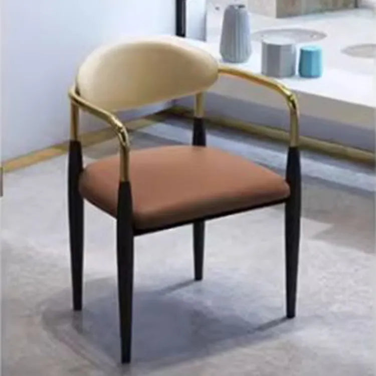 Chair Gray White Orange Yellow Dark brown Blue Green Synthetic leather hslwy-6033