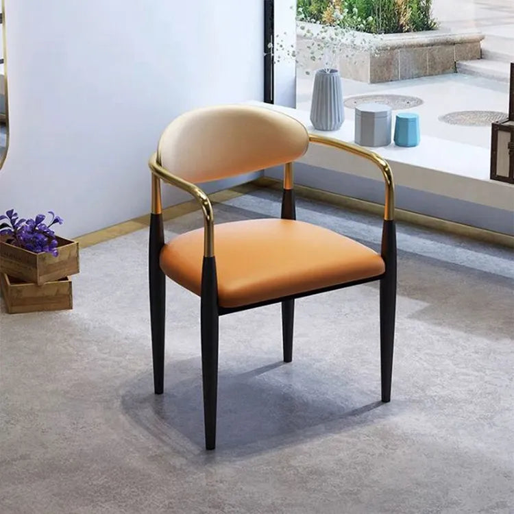 Chair Gray White Orange Yellow Dark brown Blue Green Synthetic leather hslwy-6033