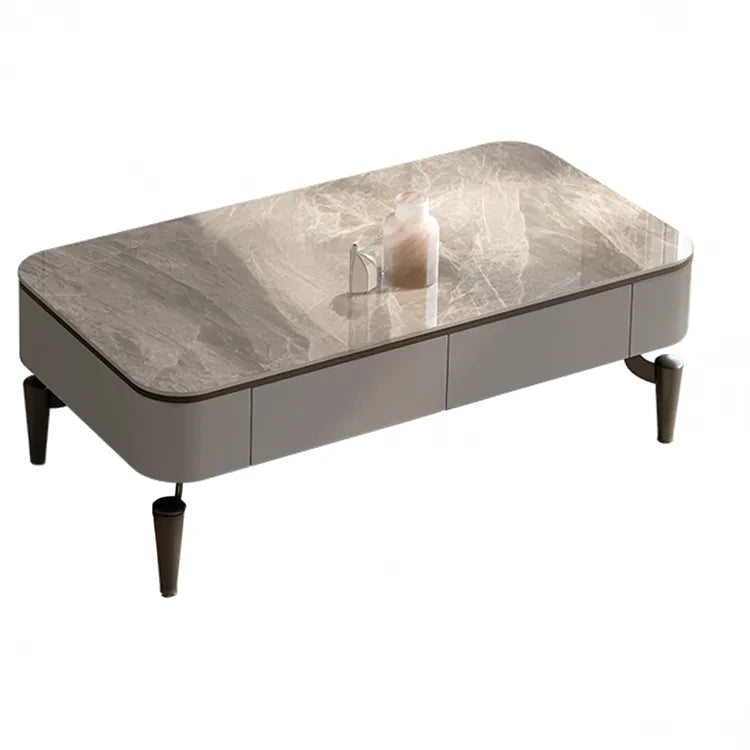 Coffee table COLOR1 COLOR2 COLOR3 Sintered Stone Solid wood hslwy-6035