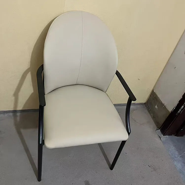 Chair Gray Beige Synthetic leather hslwy-6039