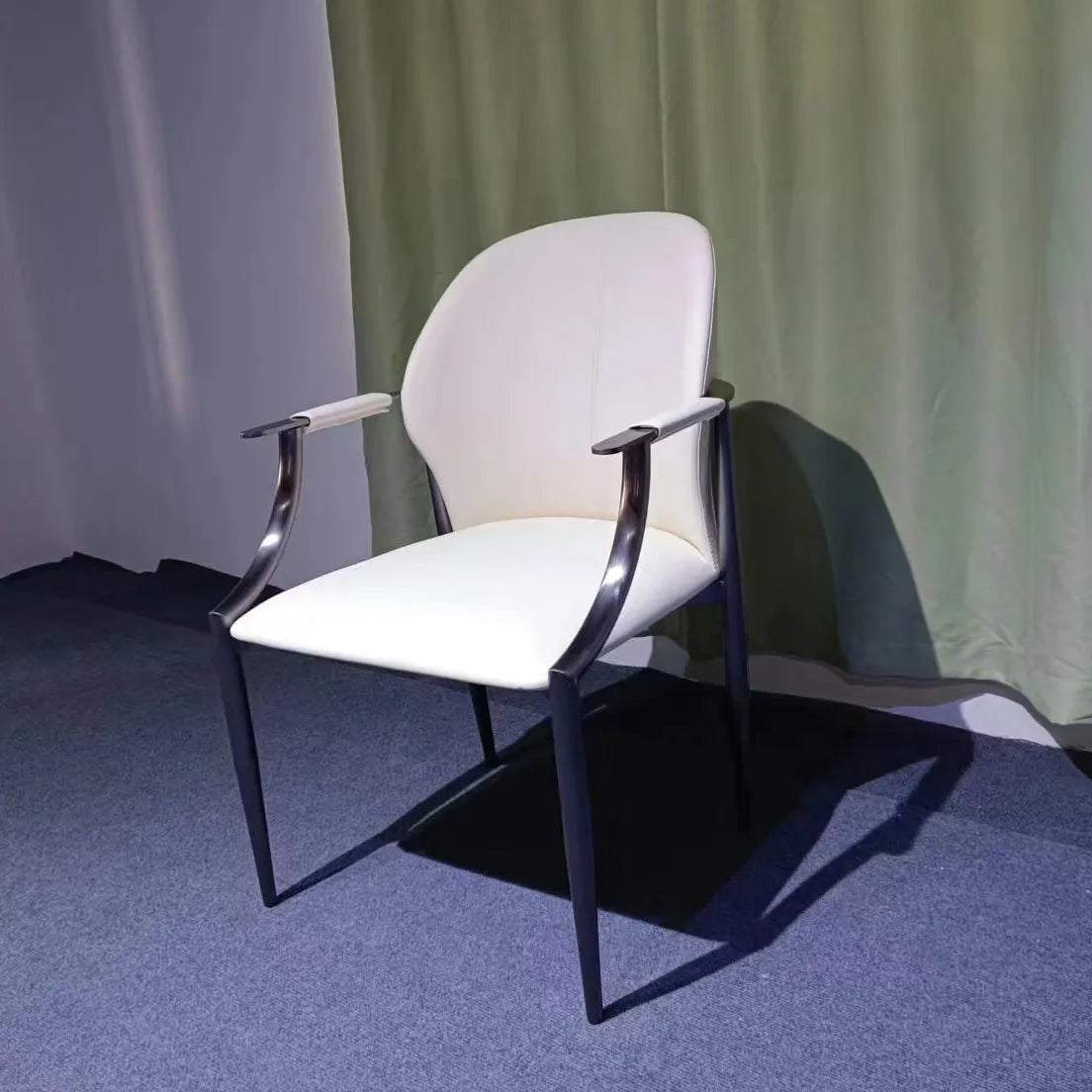 Chair Gray Beige Synthetic leather hslwy-6039