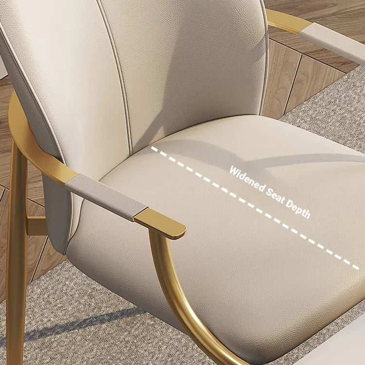 Chair Gray Beige Synthetic leather hslwy-6039