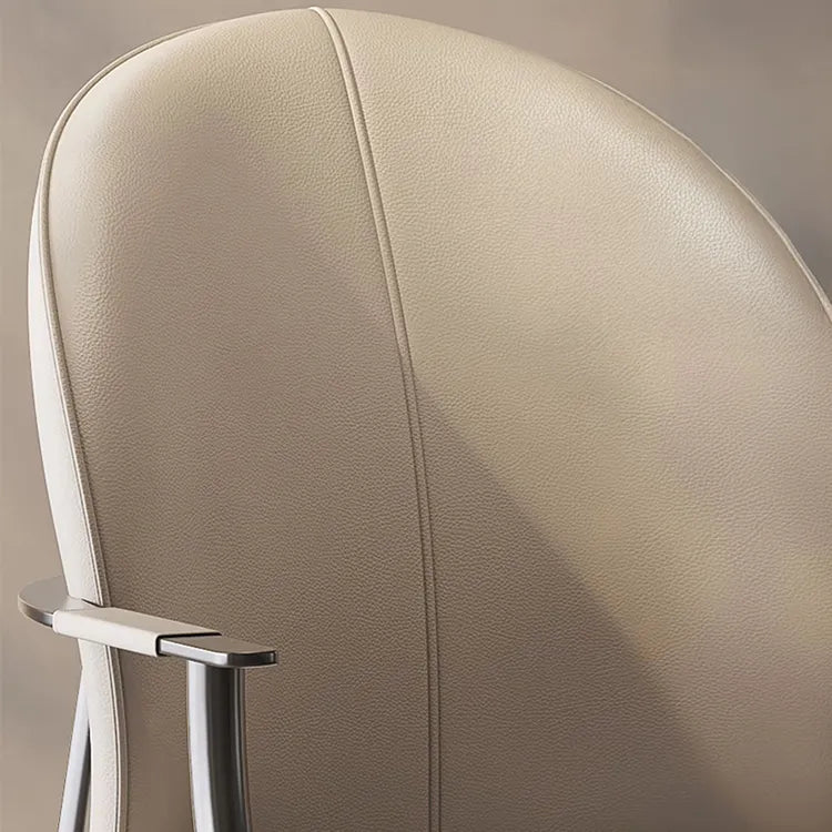 Chair Gray Beige Synthetic leather hslwy-6039