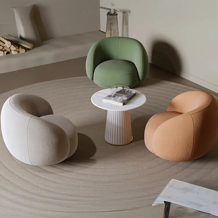 Coffee table COLOR1 Synthetic leather Sintered Stone htyjj-5940