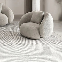 Sofa Beige Gray Solid wood Faux Lambswool htyjj-5941