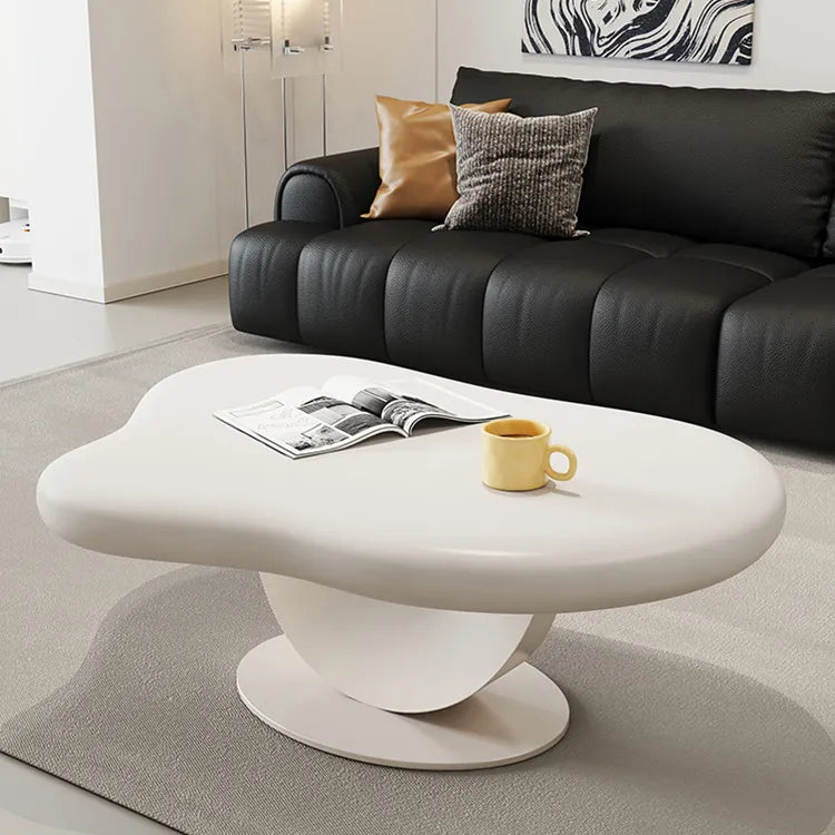 Coffee table Beige Black Eco-friendly Board htyjj-5945