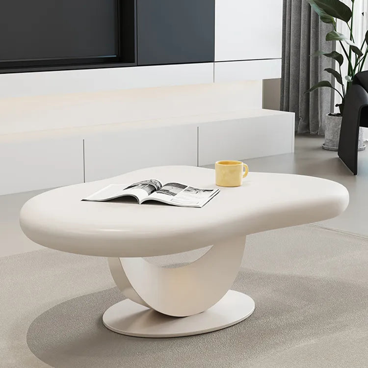 Coffee table Beige Black Eco-friendly Board htyjj-5945
