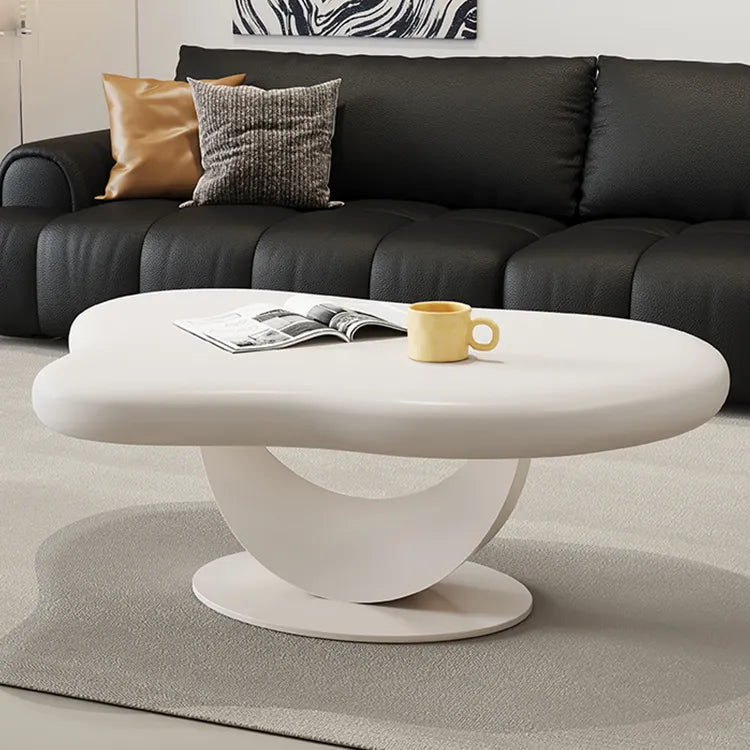 Coffee table Beige Black Eco-friendly Board htyjj-5945