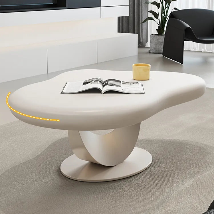 Coffee table Beige Black Eco-friendly Board htyjj-5945
