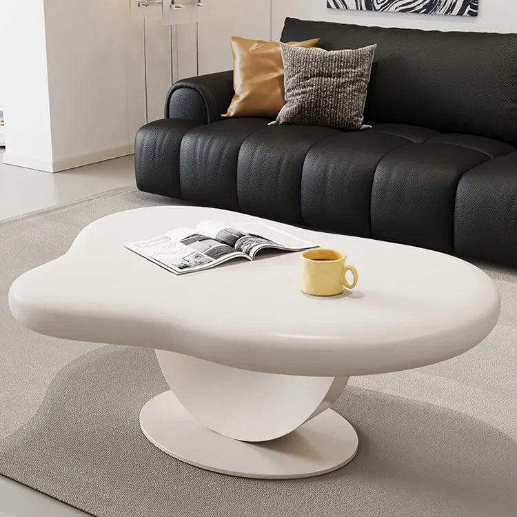 Coffee table Beige Black Eco-friendly Board htyjj-5945