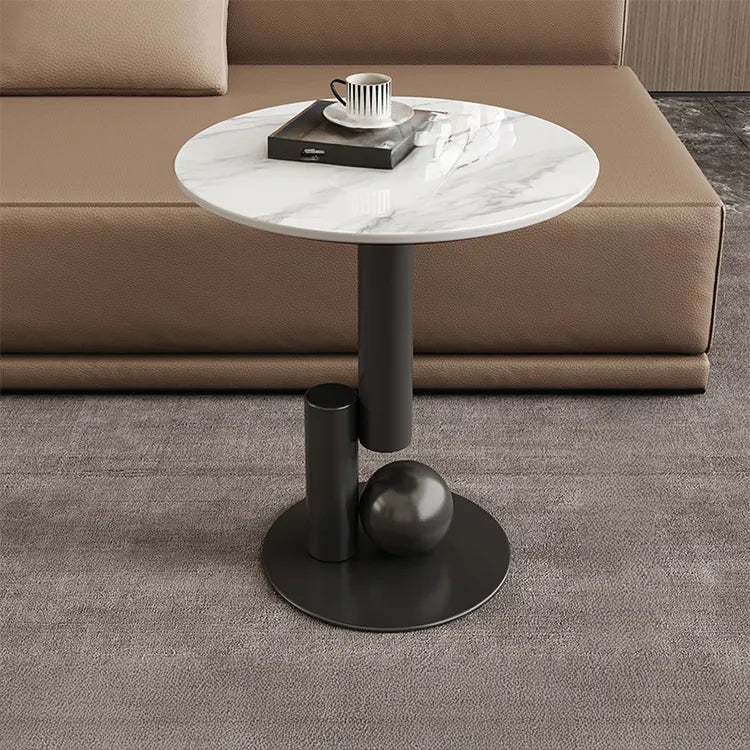 Coffee table White COLOR1 Black COLOR2 Sintered Stone htyjj-5946