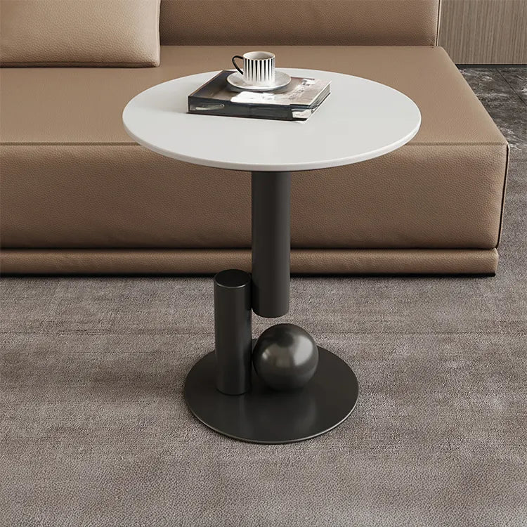 Coffee table White COLOR1 Black COLOR2 Sintered Stone htyjj-5946