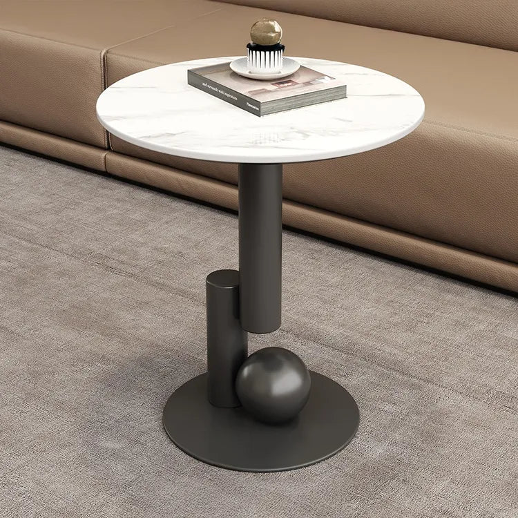 Coffee table White COLOR1 Black COLOR2 Sintered Stone htyjj-5946