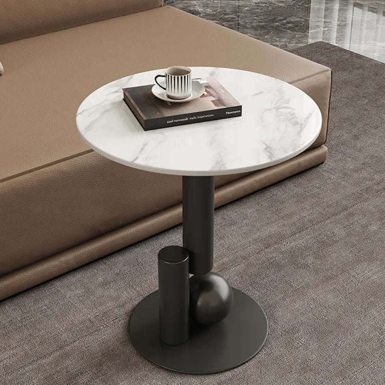 Coffee table White COLOR1 Black COLOR2 Sintered Stone htyjj-5946