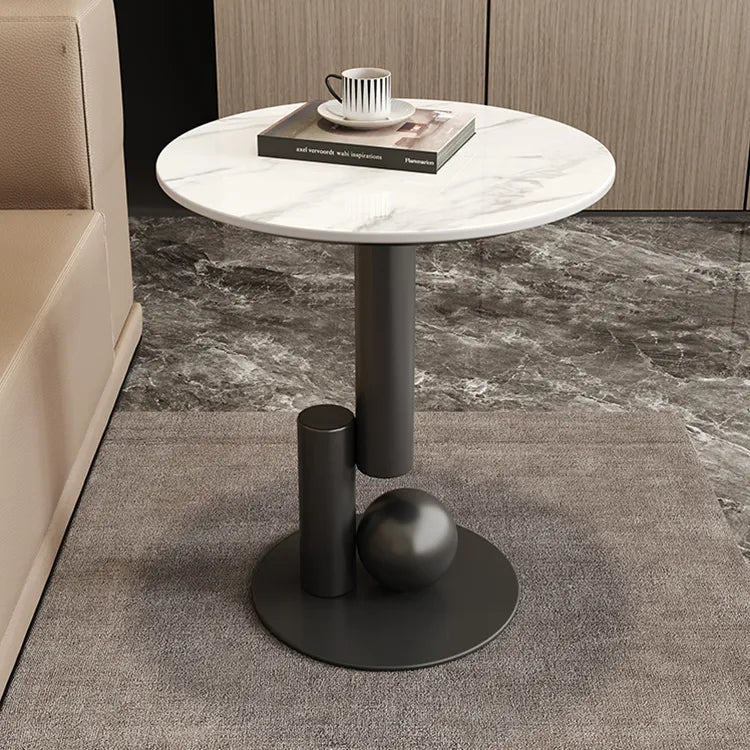 Coffee table White COLOR1 Black COLOR2 Sintered Stone htyjj-5946