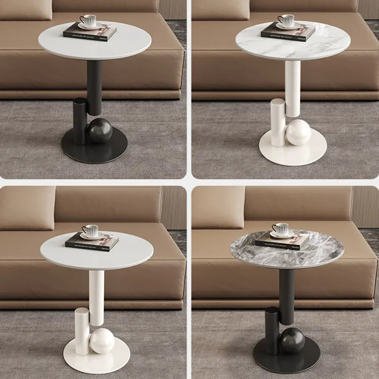 Coffee table White COLOR1 Black COLOR2 Sintered Stone htyjj-5946