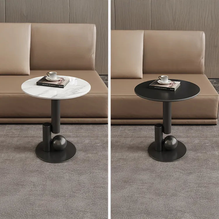 Coffee table White COLOR1 Black COLOR2 Sintered Stone htyjj-5946